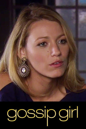 Miguel Ases Prehnite earrings worn by Blake Lively on Gossip Girl